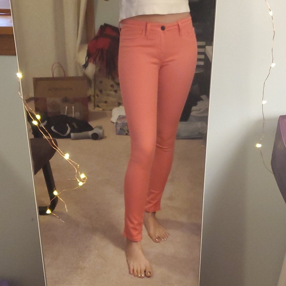 MOUSSY coral jeggings